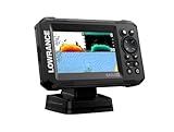Lowrance Eagle 5 FishFinder/Chartplotter with SplitShot HD Transducer and Preloaded C-MAP Inland Charts, 5-inch IPS Screen, Black, 000-16111-001