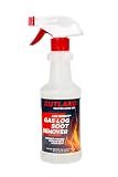 Rutland Gas Log Soot Remover - USA-Made Gas Fireplace Logs Cleaner - Restores Appearance and Controls Soot Buildup from Natural Gas, No Scrubbing Required, 16 oz