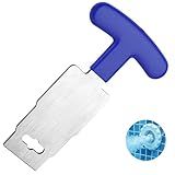 1PCS Pool Plug Removal Tool, Premium Pool Eyeball Removal Tools with Blue Handle Grip, Eyeball Seat Removal Tool Upgraded Metal, Compatible with All Hayward Return Jet Fittings SP1419 Series