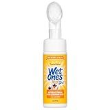 Wet Ones for Pets Antibacterial Dog Paw Cleaner with Built-in Scrubber Brush, Tropical Splash Scent - Foaming Cleanser for Dog Paws - Paw Washer & Grooming Care, 5 Ounce