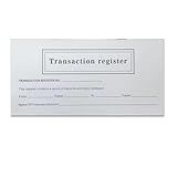 12 - Pack 6"×3" Check Registers for Personal Checkbook - Blank Ledger Transaction Registers for Personal or Business Bank, Saving Account, Deposit & Credit Card
