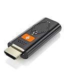 Tongtion Wireless Display Dongle Adapter, Portable Transmitter 1080p HDMI Streaming, AirPlay/Miracast, 5GHz WiFi | Plug & Play for iOS&macOS