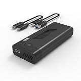 Plugable NVMe SSD Enclosure, Tool-Free USB 3.2 Gen 2 (10Gbps) M.2 Case