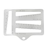 Honkador Universal Key Gauge Tool for Kwikset, Weiser, Weslock Locks,Master Key Decoder & Lock Pick Alignment,Professional Locksmith Measuring Tool,1-Pack