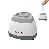 SWDTLAB Mini Vortex Mixer 3500RPM, Touch Nail Polish Shaker Lash Glue Shaker, Lab Paint Shaker for Tattoo Ink Acrylic Paint Test Tubes, DC Brushless Motor, 3s Mix, Silicone Cap (Grey)