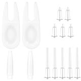 QfwdfcTrenz 14Pcs Yoga Ball Fitness Exercise Ball Accessories Kit - Inflatable Plug Pin Adapter Replacement Kit for Exercise Balls