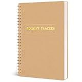 Koogel Accounting Ledger Book, Expense Tracker Notebook A5 Budget Bill Tracker Notebook for Home Budget Tracking Business Bookkeeping Personal Finance Planner, Income and Expense Log Book