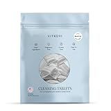 VITRUVI Cleaning Tablets for Diffusers & Humidifiers | Removes Stains & Residue, Prevents Buildup, Enhances Performance | Easy to Use | Made in USA - Pack of 18