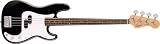 Fender Squier Debut Series Precision Bass Guitar, Beginner Guitar, with 2-Year Warranty, Includes Free Lessons, Black with Matte Finish