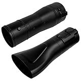 NOVINO 191B21-6 191L13-5 Adapter Pipe & 197889-6 Flat End Nozzle for Makita Blower XBU02Z- Makita X2 36V Hand Held & XBU03-18V Brushless Cordless Leaf Blower
