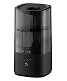 ROSEKM Humidifiers for Bedroom, 2.0L Cool Mist Humidifier for Home Plant and Baby Nursery, Quiet Ultrasonic Humidifier with 360° Nozzle, Auto Shut-Off, Filterless, Black