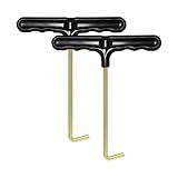 OK5STAR 2 Pack Trampoline Spring Tool Spring Puller Hook Kit Trampoline T-Hook Puller for Springs
