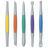 Xiem Tools Silicone Clay Finishing Tools 5 Piece Set Flex-Firm, Size Medium