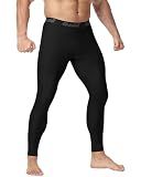 Runhit Jiu Jitsu Rash Guard Men BJJ Compression Pants MMA No Gi Grappling Spats Leggings Wrestling Martial Arts Tights Base Layer Black S