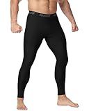 Runhit Jiu Jitsu Rash Guard Men BJJ Compression Pants MMA No Gi Grappling Spats Leggings Wrestling Martial Arts Tights Base Layer Black S