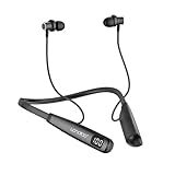 LANDIBO Wireless Waterproof Sports Earphones with 100 Hours of Playback time, Bluetooth Earphones with Microphone, in Ear Noise Reduction, Used for Gym Running and Exercise (Y10)