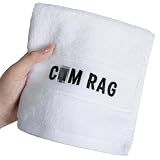 KISSHAKE Funny Gifts for Him, Anniversary for Men Boyfriend Husband, Mens Birthday Gift Ideas, Unique Christmas Stuff Gag Gift Baskets for Men Friends, 100% Cotton Hand & Face Towels