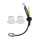 Hipa 90069 90097 Repower Fuel Line Kit for Echo SRM210 SRM225 GT200 GT225 PAS225 PB200 PB250 PE200 PE2100 PE211 ES210 ES250 HC150 Trimmer Blower Mantis Tiller Carburetor Fuel System Maintenance Kit