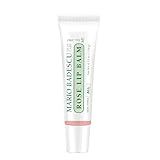 Mario Badescu Moisturizing Rose Lip Balm for Dry Cracked Lips, Infused with Coconut Oil and Shea Butter, Ultra-Nourishing Lip Care Moisturizer for Soft, Smooth and Supple Lips, 0.35 Oz