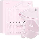 medicube Jelly Gel Mask with Salmon DNA PDRN Pink Collagen | Overnight Face Mask for Glass Glow Skin | Elasticity, Hydrating, Firming and Moisturizing | Korean Skincare, 28g x 4ea
