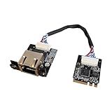 youyeetoo i226-V Gigabit 2.5G Ethernet Server NIC Card - M.2 Interface for Enhanced Network Speeds,Support youyeetoo X1 X86 SBC, 10/100/1000/2500 Mbps RJ45 LAN (M.2 A + E Key,20CM)