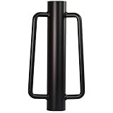 LADECH Fence Post Driver, Heavy Duty Hand Post Pounder with Handle - Use for Metal U Posts, T Posts, Garden Fence (12 Lbs)