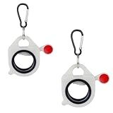 2 Pcs Zip Tie Holder, Portable Zip Ties Organizer Holders Clip Tool belt, Lightweight Cable Zip Ties Holder Tightening Tool Organizer Storage, Plastic Wire Cable Holders for Efficient Management