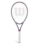WILSON Tour Slam Adult Recreational Tennis Racket - Grip Size 2-4 1/4", Pink/Grey
