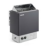 VEVOR Sauna Heater,220V Electric Sauna Stove, Steam Bath Sauna Heater 3h Timer and Adjustable Temp for Max. 176-318 Cubic Feet, (4.5KW) FCC Certification