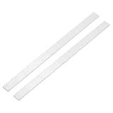 uxcell Square Aluminum Flat Bar, 2Pcs 1/8"x3/4"x12" 6063 Aluminum Plate