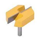 8mm 1/2 Inch Shank Router Bits Set - Bottom Cleaning Slab Flattening Woodworking Milling Cutters Tools for Planing Wood Slabs