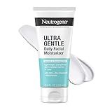 Neutrogena Face Moisturizer Ultra Gentle Daily Face Moisturizer for Sensitive Skin with Vitamin B3, Pro-Vitamin B5, and Vitamin E, Hydrating Moisturizer, 3.4 fl oz