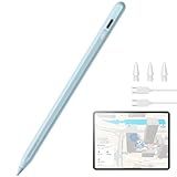 ESR Geo Digital iPad Pencil Findmy Compatible with Apple iPad 2018-2025,with Easy Shortcuts for Apple iPad A16/10/9/8 & Air 13/11 & Pro 12.9/13/11 & Mini 7/6/5,Blue(No Wireless Charging)