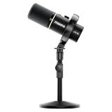 MAONO PD200W Hybrid Wireless Podcast Microphone for PC, Dynamic XLR USB Mic