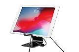 Security Desktop Stand - CTA Tablet Desktop Security Kit with Display Stand and Theft-Deterrent Cable, Scratch Resistant Base, and Compact Metal Security Plate for Tablets and Phones (PAD-TDSK)