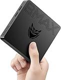 Bmax Mini PC B1 Pro Intel Gemini Lake N4000 (Up to 2.6GHz), 8GB LPDDR4 128GB eMMC Support M.2 SSD Expansion (512GB/2TB), 4K Dual Display 2.4G/5G WiFi & BT4.2 Mini Desktop Computer for Home/Office