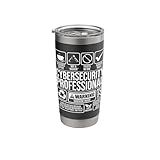 Cybersecurity Professional - Hacker Certified Tech Security Stainless Steel Insulated Tumbler