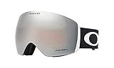 Oakley OO7050-01 Flight Deck Ski Goggles, Matte Black/Prizm Black Irid