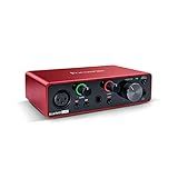 Focusrite Scarlett Solo 3rd Gen USB Audio Interface for Guitarists, Vocalists, Podcasters or Producers to record and playback studio quality sound