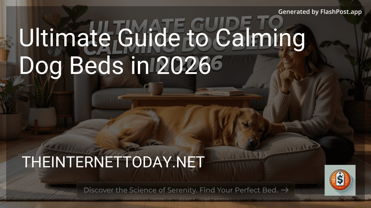 Ultimate Guide to Calming Dog Beds in 2026 preview