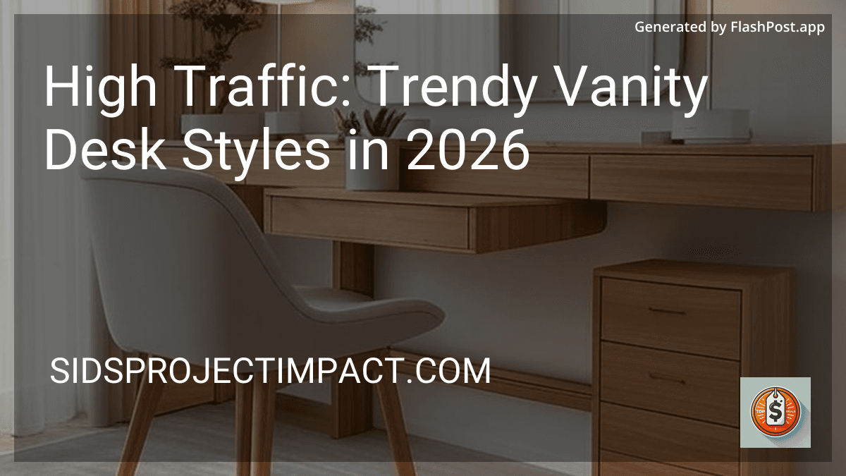 High Traffic: Trendy Vanity Desk Styles in 2026 preview