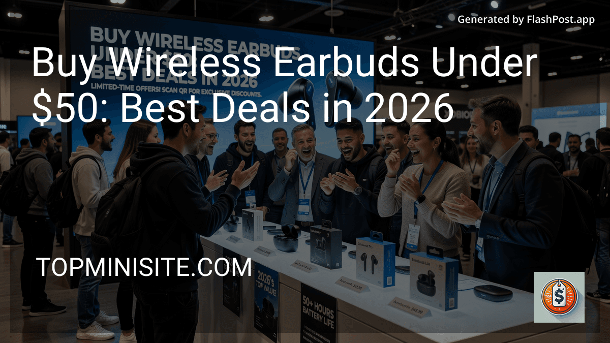Buy Wireless Earbuds Under $50: Best Deals in 2026