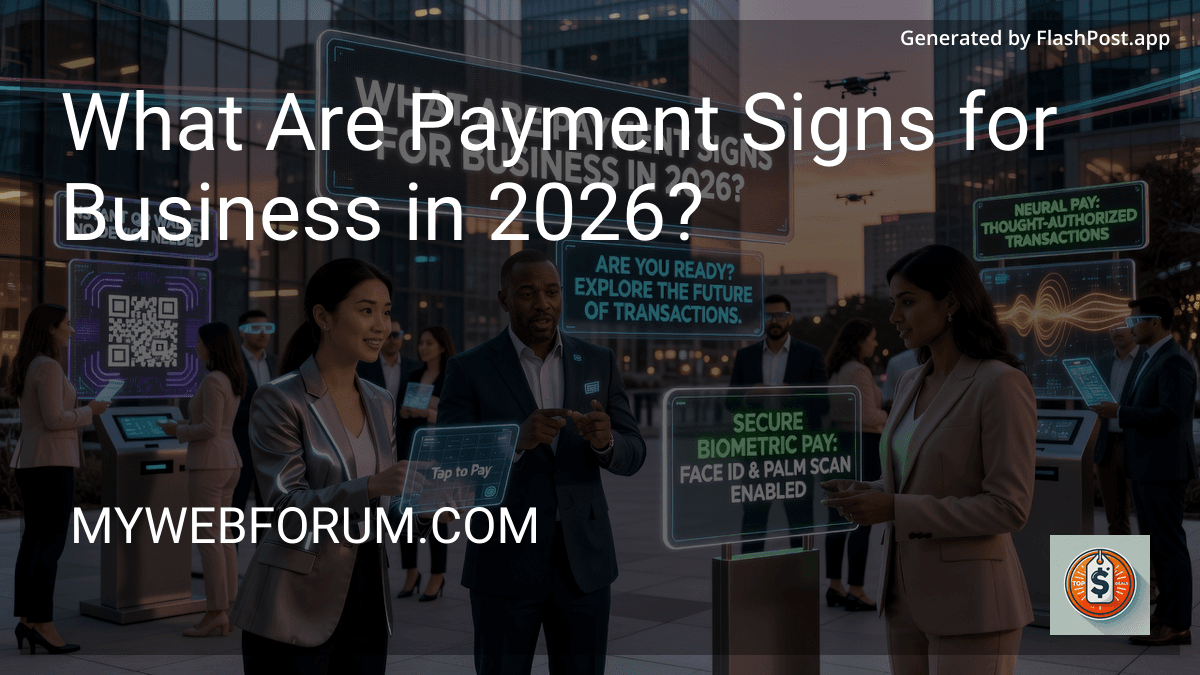 What Are Payment Signs for Business in 2026?