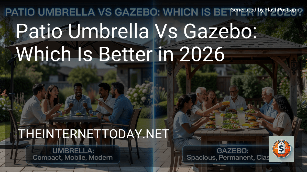 Patio Umbrella Vs Gazebo: Which Is Better in 2026 preview