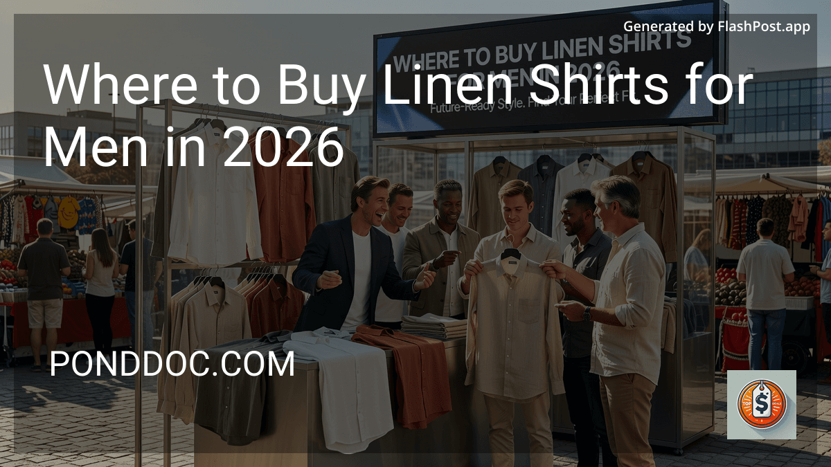 Where to Buy Linen Shirts for Men in 2026 image