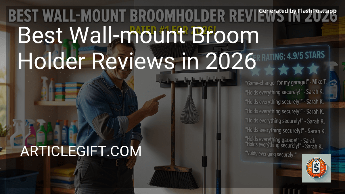 Best Wall-mount Broom Holder Reviews in 2026 preview