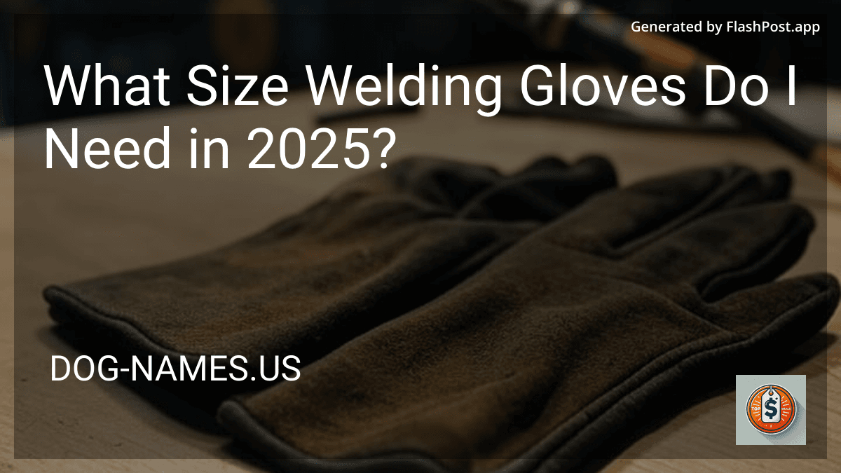 What Size Welding Gloves Do I Need in 2025? image