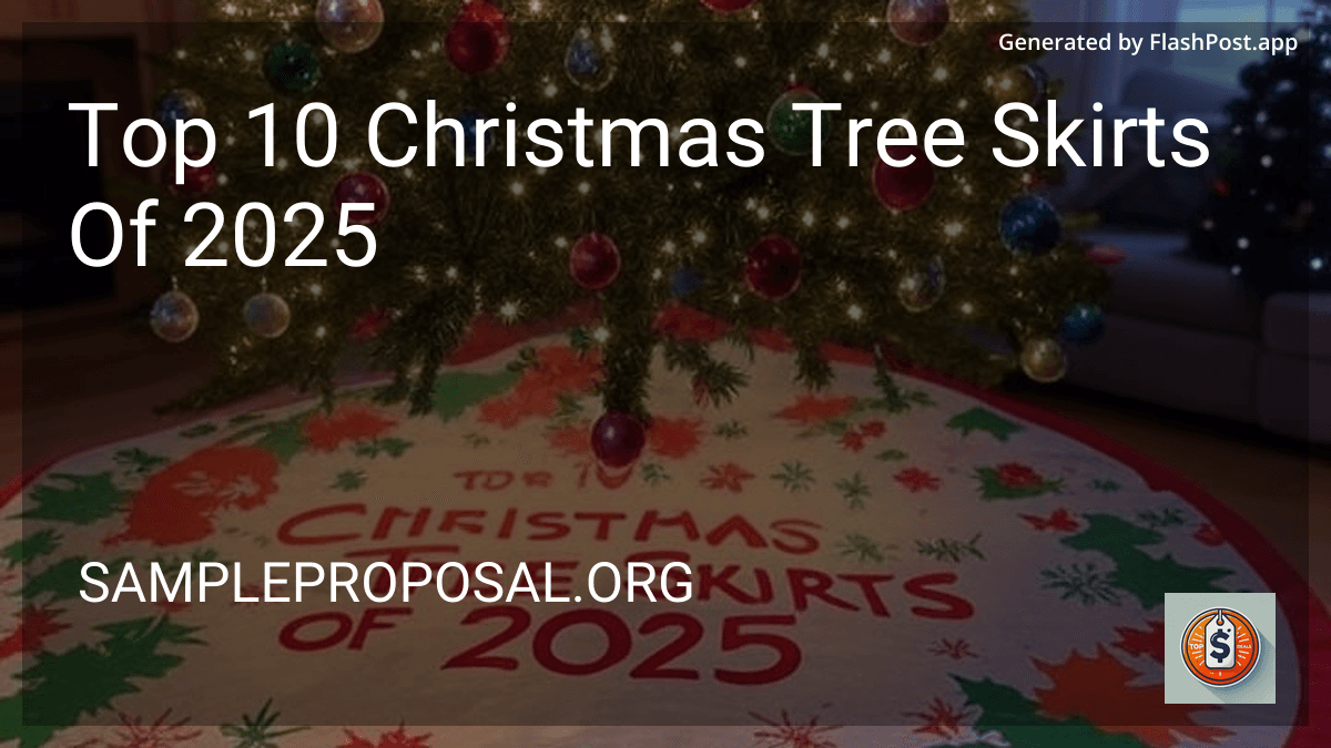 Top 10 Christmas Tree Skirts Of 2025 in 2025 image