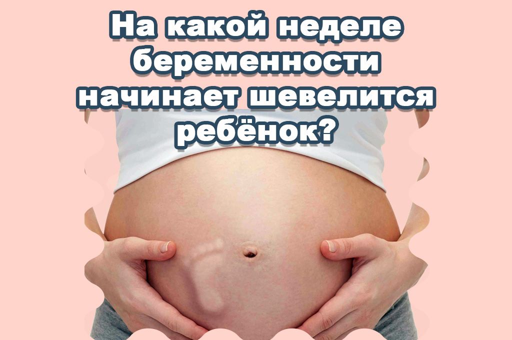 На какой неделе беременности начинает шевелится ребёнок? image