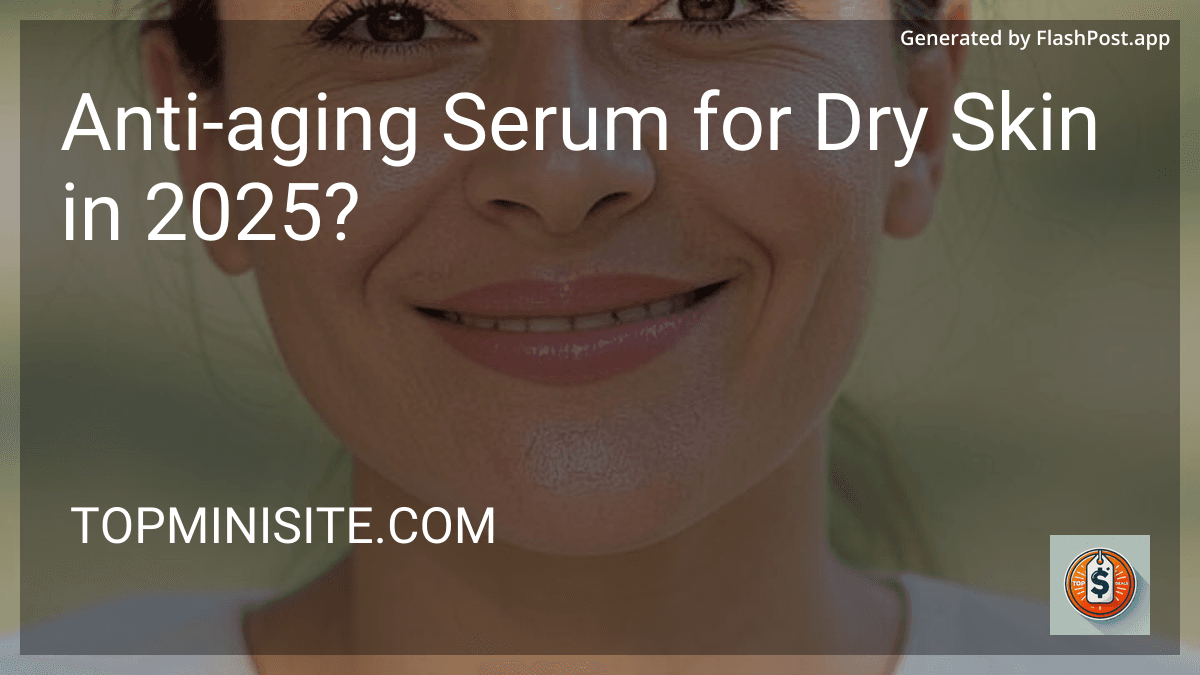 Anti-aging Serum for Dry Skin in 2025? preview